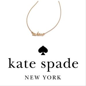 Kate Spade Gold ‘Taken’ Necklace